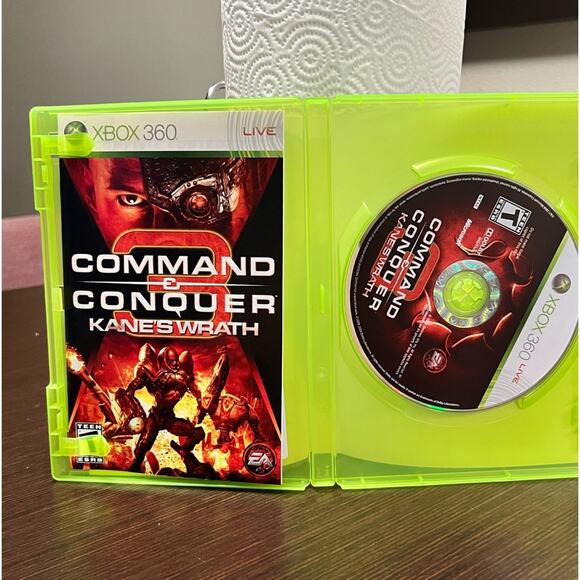 XBOX 360 Command & Conquer Kane's Wrath Video Game - with Case & Instructions - Picture 4 of 6